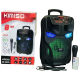 Легкая и функциональная колонка-чемодан Kimiso QS-5805 с микрофоном (USB/BT/FM).