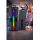 Портативная беспроводная Bluetooth колонка-караоке TTD-2806 RGB-подсветка, микрофон, пульт ДУ