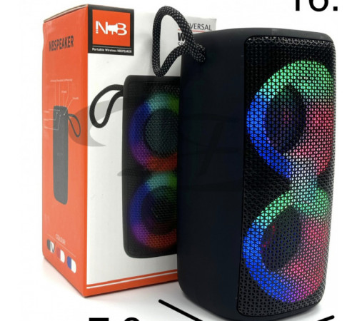 Портативная беспроводная Bluetooth колонка NB-041 Компактная колонка с RGB