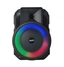 Колонка музична Портативна Bluetooth колонка зі світломузикою RX-8135W з LED-підсвічуваннямBluetooth RX-8135W