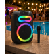Колонка MS-2082BT-W Bluetooth / Акустична система з RGB підсвічуванням / Колонка + бездротовий мікрофон