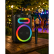 Колонка MS-2082BT-W Bluetooth / Акустична система з RGB підсвічуванням / Колонка + бездротовий мікрофон