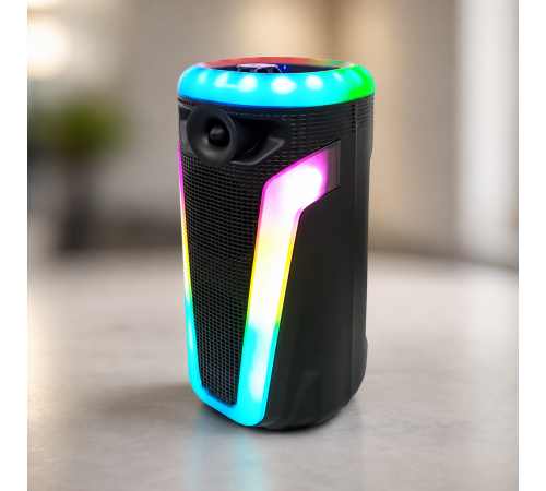 Колонка-Bluetooth 4 дюйма MS-3638BT 40 см / Акустична систем з Bluetooth / Колонка з RGB підсвічуванням