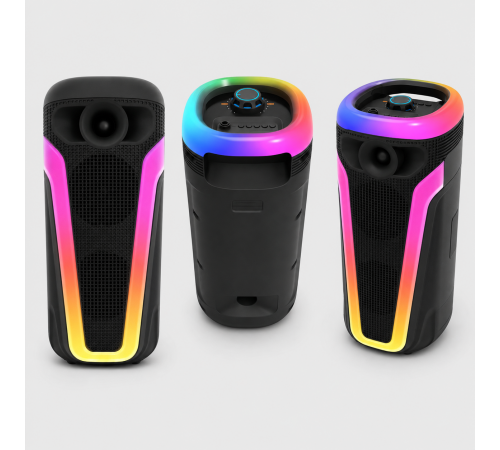 Колонка-Bluetooth 4 дюйма MS-3638BT 40 см / Акустична систем з Bluetooth / Колонка з RGB підсвічуванням