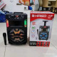 Портативная колонка с микрофоном Kimiso QS-3810 Bluetooth для караоке пультом