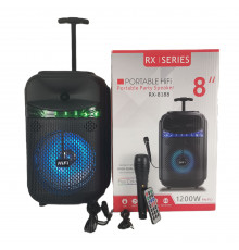Музыкальная колонка-радио колонка с подсвидетельством BLUETOOTH RX-8188 1200 ВТ с микрофоном