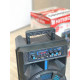 Портативная колонка Kimiso QS-845 с микрофоном и светомузыкой (USB/BT/FM)