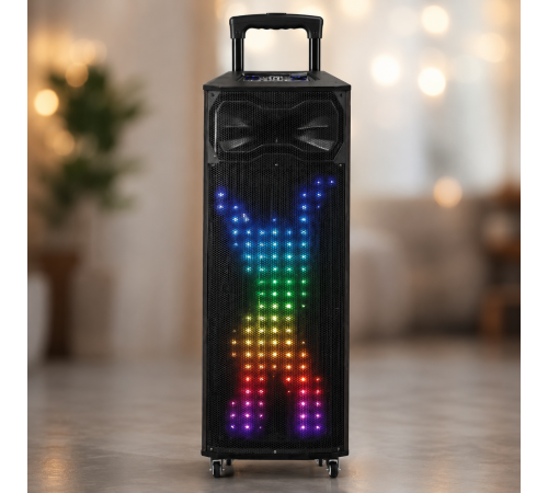 Портативная колонка T8 / Акустична колонка UKC T8 Pro / Bluetooth, FM, Karaoke акустическая система