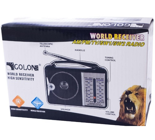 Радиоприемник аккумуляторный Golon RX-607 AC
