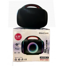 Мінідинамік Bluetooth 5" LED WGAOYANG WGY-502 6468 (6)