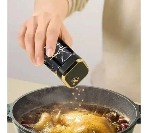 Органайзер на подставке для специй 12 банок BLACK-GOLD