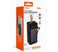 Power Bank турецкий 50000 mAh с USB-портами внешний аккумулятор большой емкости повербанк 22,5W солнечная панель