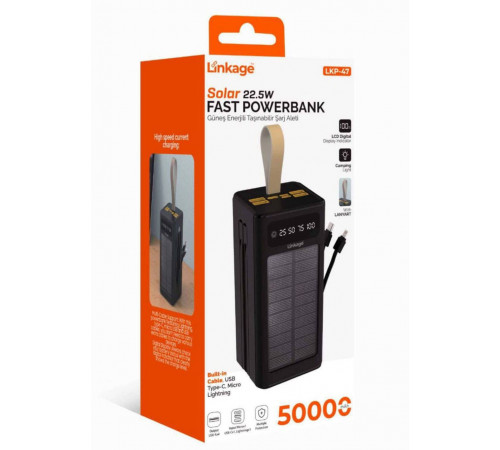 Power Bank турція 50000 mAh з кількома USB-портами зовнішній акумулятор великої ємності, повербанк BOROFONE 50000mAh 22,5W