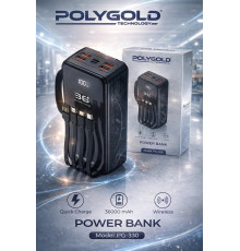 Портативная мобильная батарея Powerbank POLYGOLD PG-330/ PW 328 36000mAh (30)