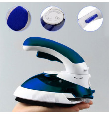 Ручной паровой отпариватель Mini Steam Iron HT-558B - компактный дорожный паровой утюг с щеткой