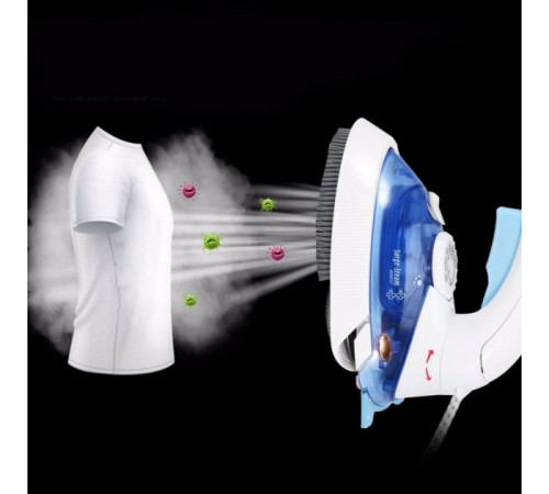 Ручной паровой отпариватель Mini Steam Iron HT-558B - компактный дорожный паровой утюг с щеткой