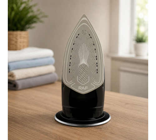 Праска RAF ELECTRIC STEAM IRON R.1388 / Парова праска бездротова + зарядна база, 2400 Вт / Праска з керамічним покриттям за 1170 грн