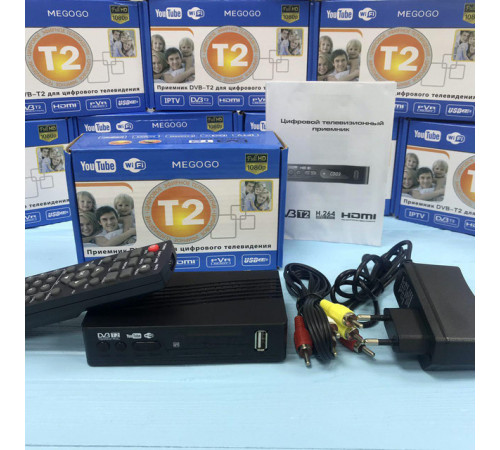 Цифровой эфирный приемник TV тюнер T2 MG 811 U 001 Megogo (40) за 880 грн