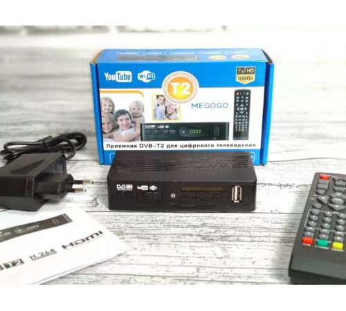 Цифровой эфирный приемник TV тюнер T2 MG 811 U 001 Megogo (40) за 880 грн