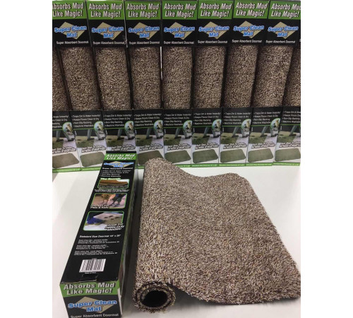 Коврик Absorbs Mud Like Magic, Super Clean Mat 0553/ 5155 FA 4072 (30 шт/ящ) за 414 грн