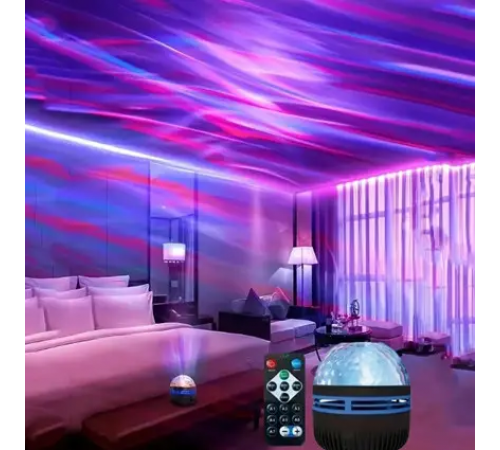 Ночник-проектор RGB та пульт ДК, від USB, AT-0 / Світлодіодна лампа за 237 грн