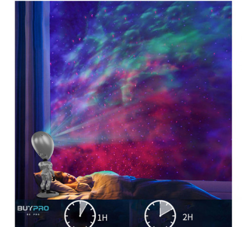 Многоцветная лампа-проектор звездного неба STAR PROJECTOR NIGHT LIGHT ALIENSUN