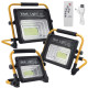 Аккумуляторный прожектор с солнечной панелью Work Light 50W + POWER BANK
