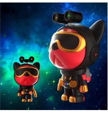 Проектор зоряного неба у вигляді собаки Nebula Dog Projector із 2 лазерами з пультом від USB