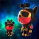 Проектор зоряного неба у вигляді собаки Nebula Dog Projector із 2 лазерами з пультом від USB за 1118 грн