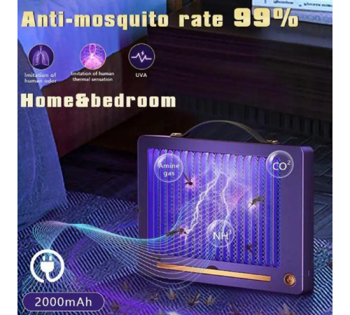Антимоскітна лампа знищувач Mosquito Killer Lamp світильник від комарів Happy Home BG-009 за 712 грн