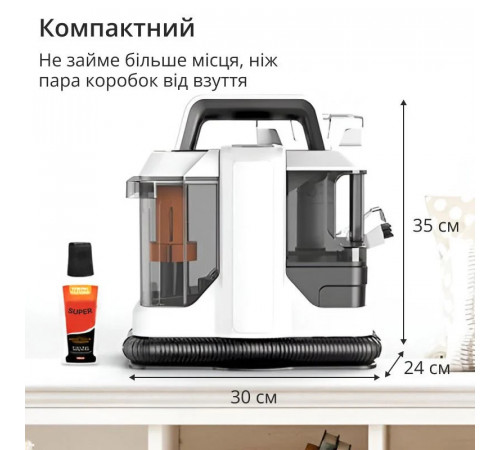 Миючий пилосос-плямовивідник Domotec MS 4415 4200W 1080 ml за 3580 грн