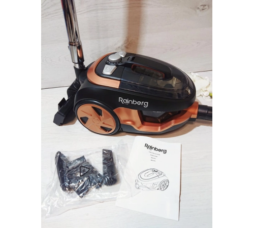 Пылесос Rainberg RB-659G колбовый с регулятором мощности HEPA фильтр 4L - 4200 W