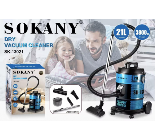 Пылесос с мешком 21 л SOKANY SK 13021