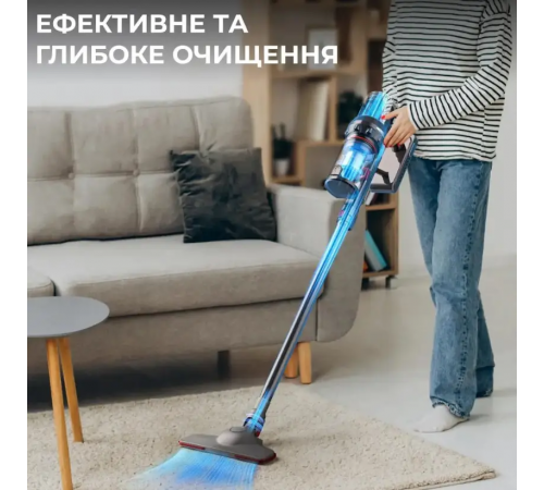 Вертикальный пылесос 2000Вт SOKANY SK-3378 колбовый с циклонным фильтром, Ручной мощный контейнерный пылесос
