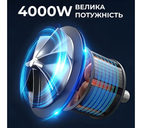 Професійний пилосос SOKANY SK-13007 / Сталь з мішком на 28 літрів потужна циклонна дія 4000 Вт за 2874 грн