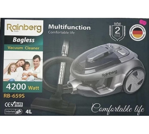 Пылесос контейнерный Rainberg RB-659 S 5200Вт 5 л (2 шт/ящ) за 4968 грн