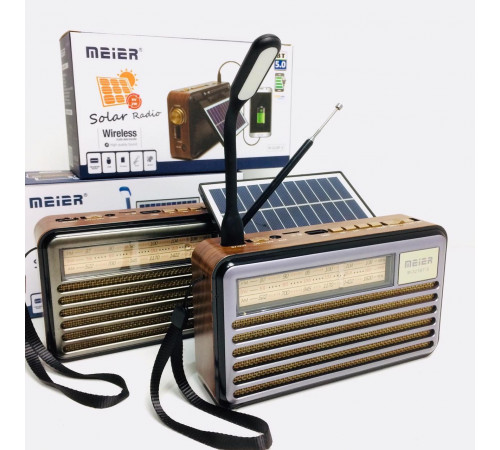 Радіоприймач акамуляторний Bluetooth Meier MD 521 BT- S/ 9667 (30 шт) за 883 грн