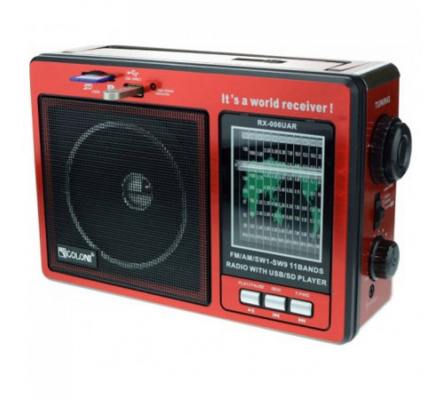 Радіоприймач GOLON-RX 006/ 0816 USB+SD (16 шт) за 1035 грн