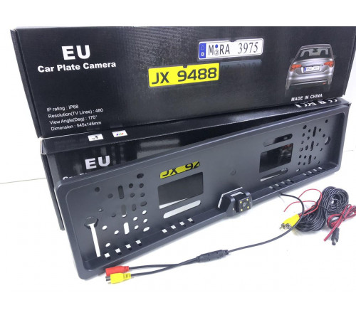 Рамка номерного знака с камерой JX-9488A/ 5032 (20 шт/ящ) за 559 грн