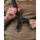 Ремінь чорний тактичний з антапкою