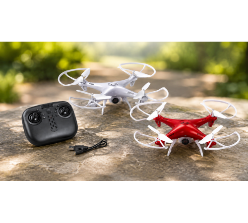Квадрокоптер с камерой и пультом управления / Дрон со стабилизацией Drone X8