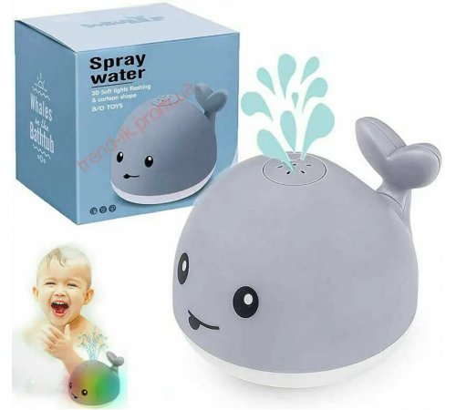 Игрушки для ванной для детей "Кит фонтан" Mini Whale Fountain плавающие игрушки для купания малышей