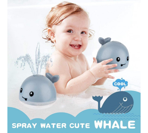 Игрушки для ванной для детей "Кит фонтан" Mini Whale Fountain плавающие игрушки для купания малышей