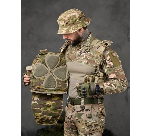плитоноска 4 швидких скидання Cordura мультикам ВТ7929 за 4015 грн