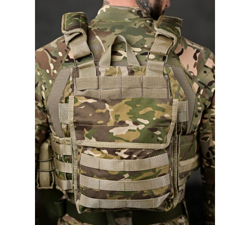 плитоноска 4 швидких скидання Cordura мультикам ВТ7929 за 4015 грн