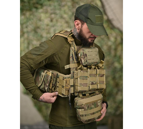 Плитоноска 7.62 з рюкзаком Multicam ТР6021 за 4510 грн