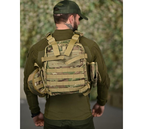 Плитоноска 7.62 з рюкзаком Multicam ТР6021 за 4510 грн