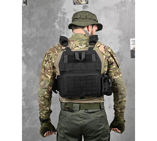 Плитоноска 4 скидання black Single Sword ВТ1096 за 3299 грн