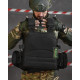 Тактична плитоноска з чотирма точками швидкого скидання Asdag black ВТ6796 за 3410 грн