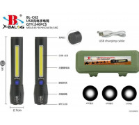 Фонарь Police с боковой подсветкой BL C62 COB+USB CHARGE (240 шт/ящ)